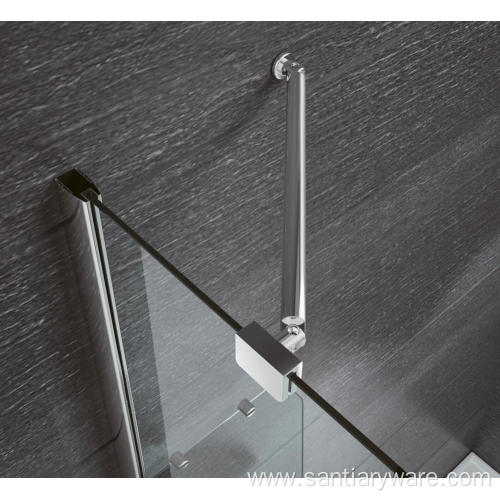 new interesting hinge style shower door